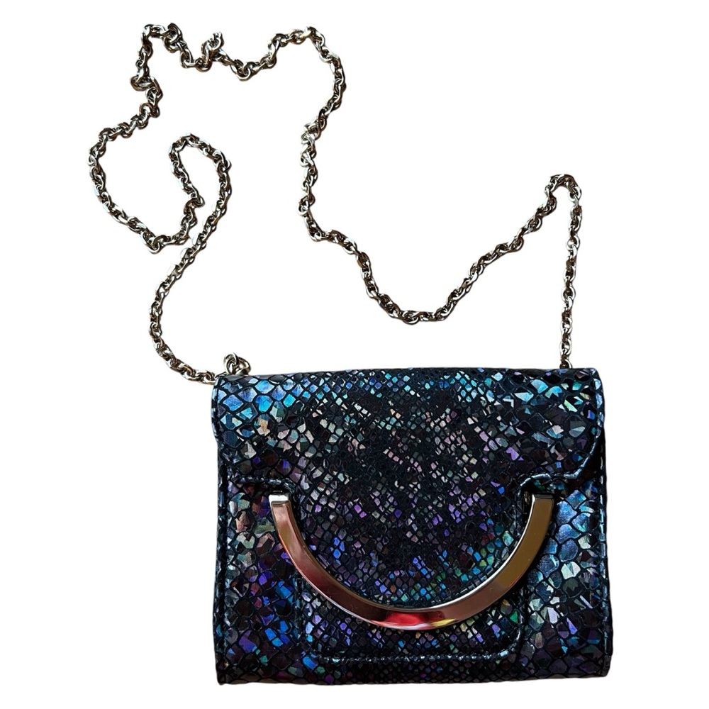 Coccinelle Made in Italy bag with gold strap.